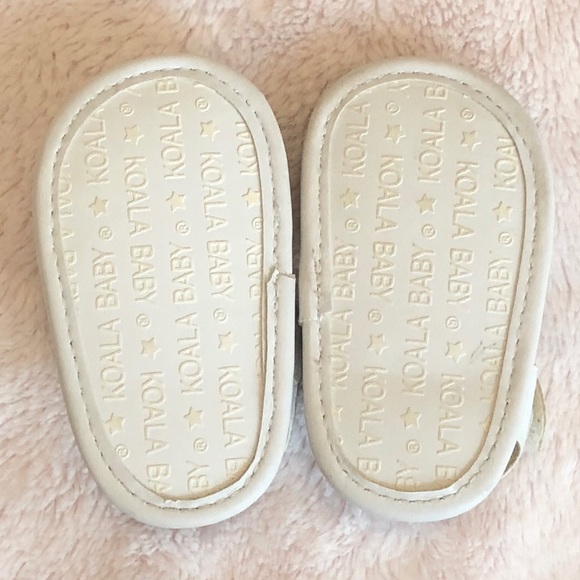 HP🎉Koala Baby White Daisy Flowers Sandals Size 1 - Picture 5 of 6